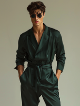 Men's casual jumpsuit